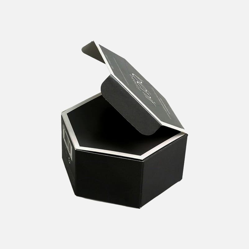 Custom Printed Hexagon Shaped Box