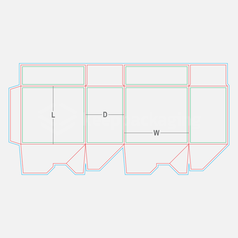 Corrugated Auto Bottom Slotted Container 01