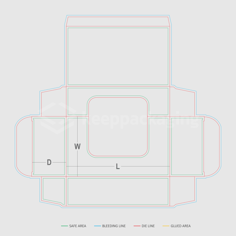 Straight Tuck With Customizable Window 01