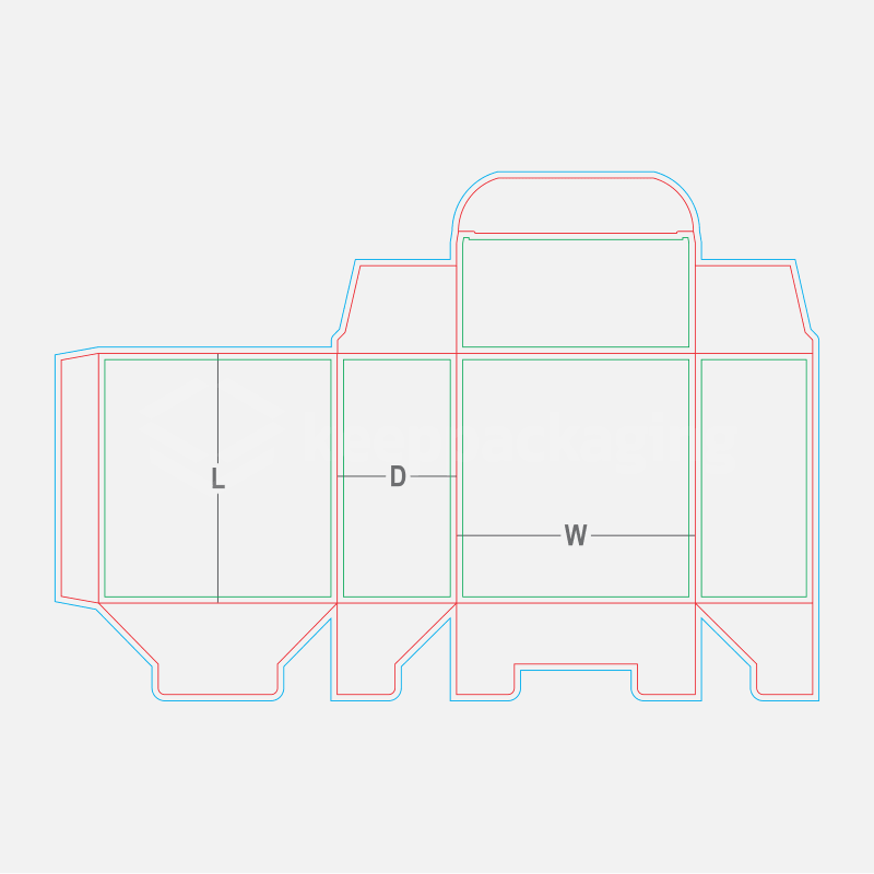 Corrugated Tuck Top 1 2 3 Bottom 01