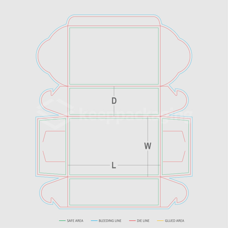 Side Lock Cake Box 01