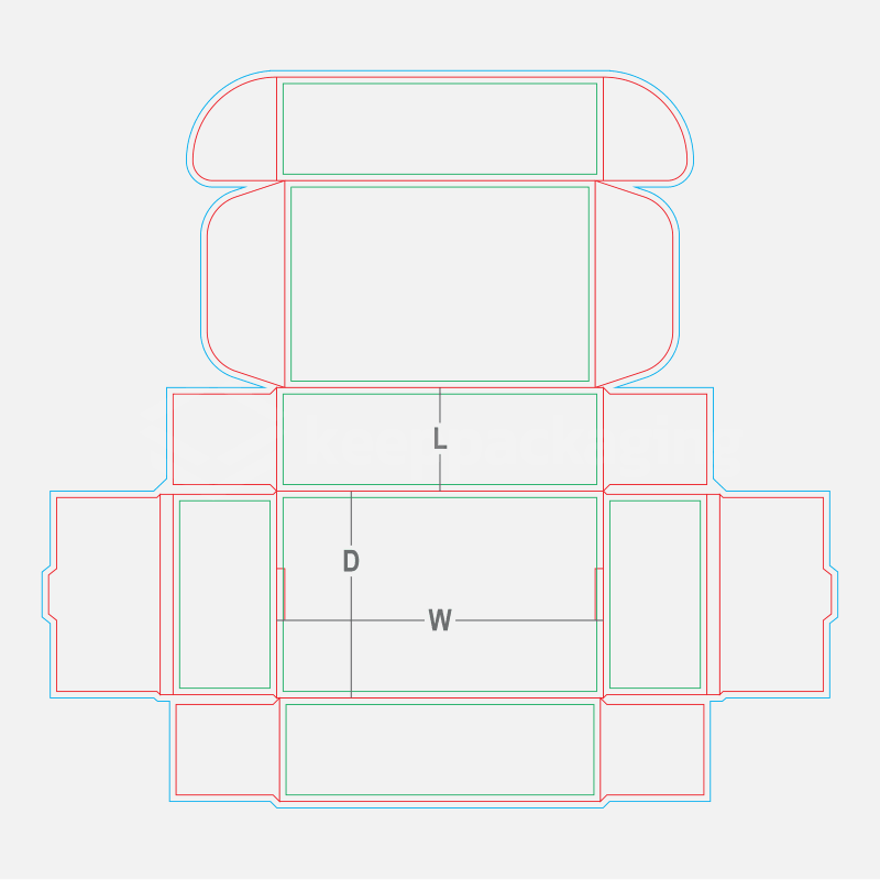 Tab Lock Roll End Corrugated Box 01