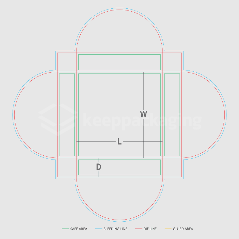 Half Circular Interlocking Top Flaps 01