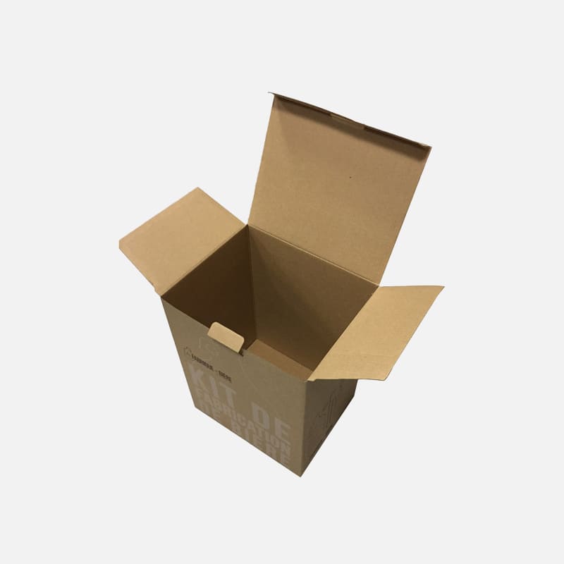 Corrugated Box With Double Lid Locks